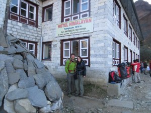 Hotel Himalayan where we spent a night at Tengboche