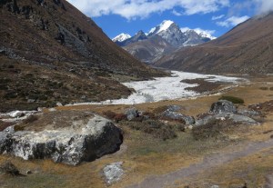 Beautiful valley leading us to Pheriche