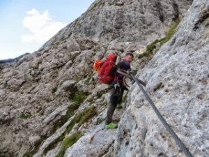 This, according to the map,  was supposed to be an easy trail. 