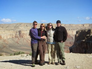 Our group ready to start the trip