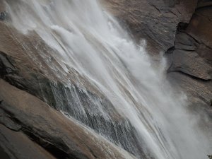 Vernal Fall, one of the two beautiful waterfalls on an JMT alternate route