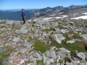 Last views before dropping towards Cataract valley Camp.