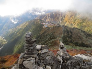 Beautiful views towards Tengboche