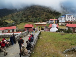 Waiting for the MOnastery to open