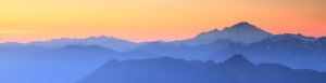 Sunset over Mt. Baker