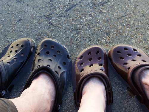 And more feet chilling