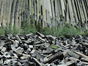 Columnar basalt of Devil's Postpile