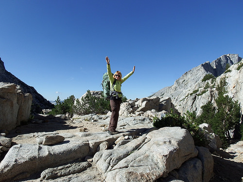 Happiness atop the Pass