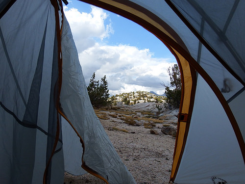 Views everywhere. Even in front of our door.