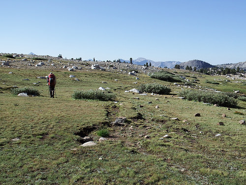 Leaving Silver Pass Lake