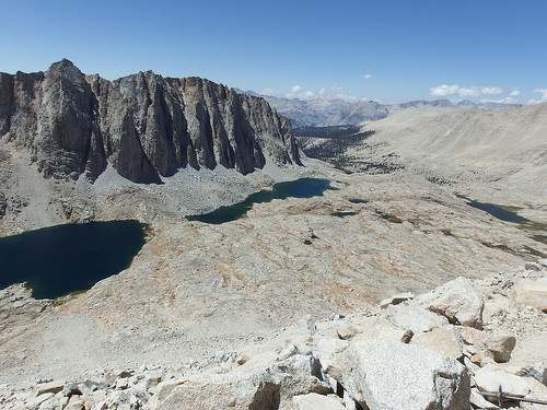 Raising above Guitar Lake