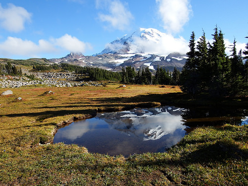 Last look back as we are leaving Spray Park