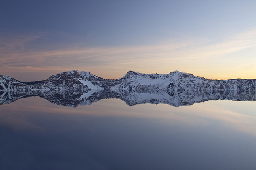 Evening at Crater Lake
