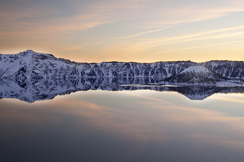 Colorful sunset we enjoyed from our first camp site