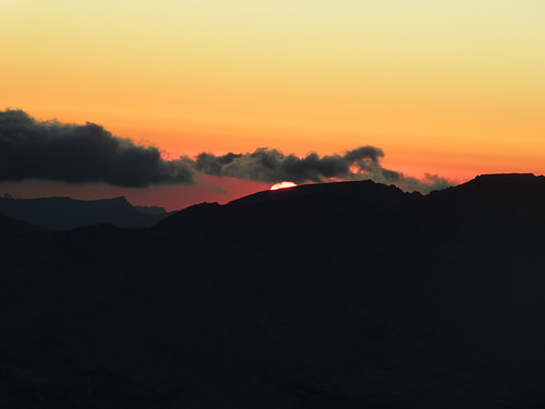 Sunset from the top of Mt. Whitney