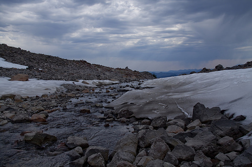 Weather threatened to rain in the afternoon.