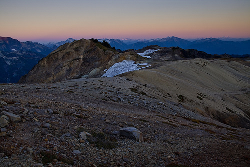 Evening set onto the plateau.