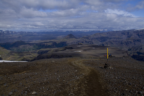 Nice views opened around us after the initial ascent.
